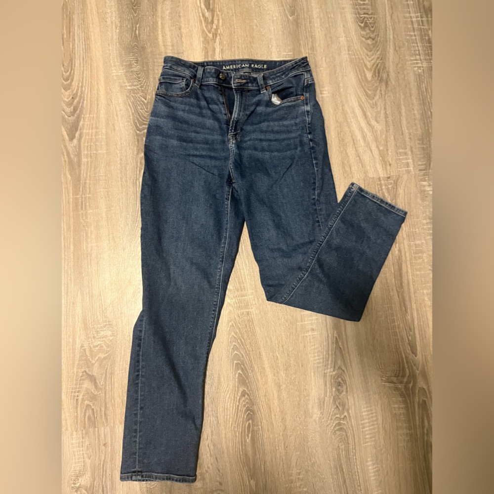 American Eagle Mom Jean Stretch Size 10 Long
